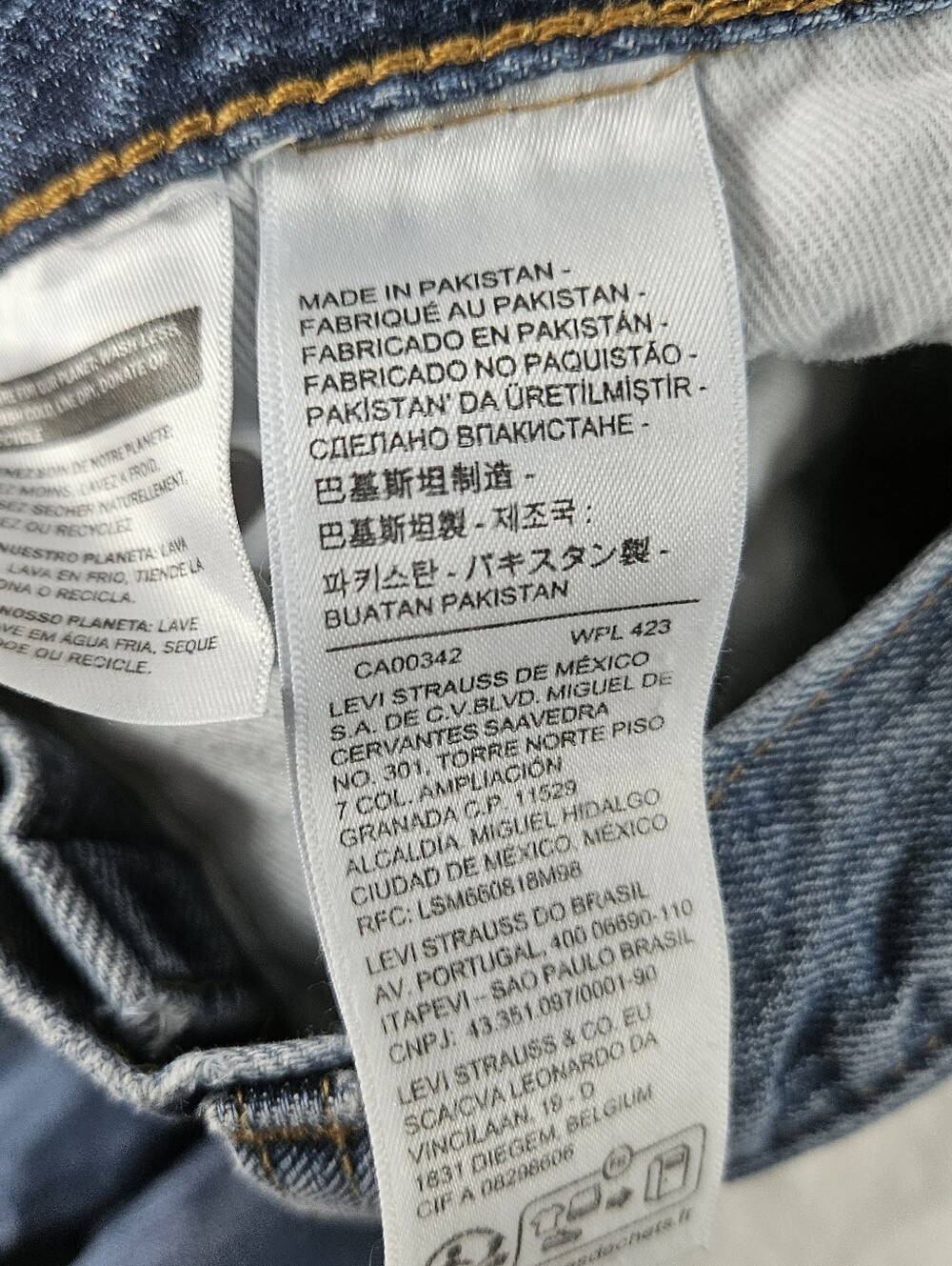 Levi’s Lot 505 Big E Premium Men's Denim Jeans 30x30 Straight Leg Blue - Picture 10 of 12